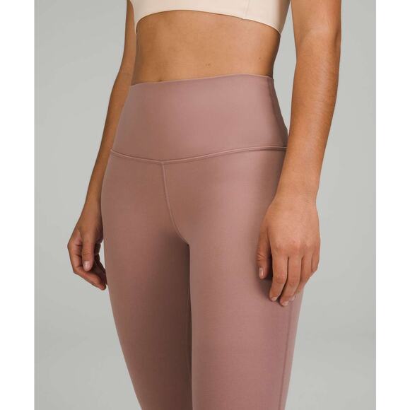 Lululemon Align High-Rise Crop 23” Nulu Size 8 Twilight Rose - Picture 2 of 7
